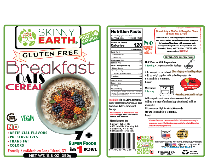 Gluten Free 7 Plus Super FOOD Oatmeal