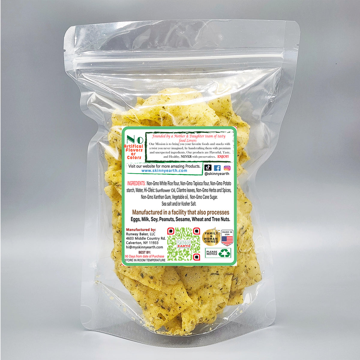 Gluten Free Flavorful Cilantro D'Crisp