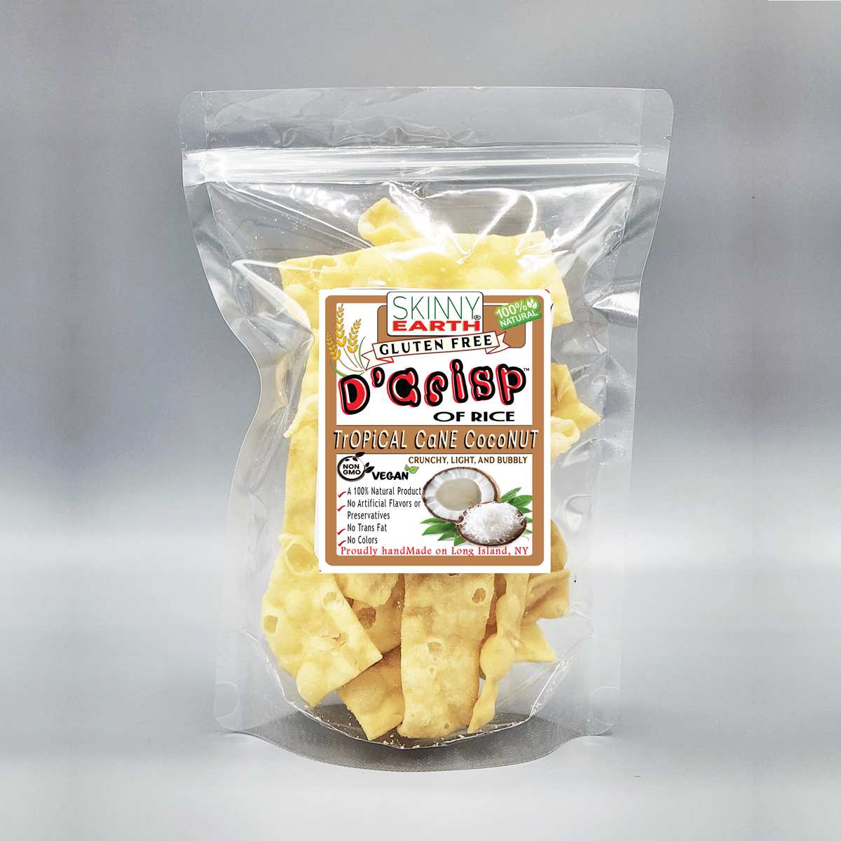 Gluten Free Tropical Cane Coconut D'Crisp